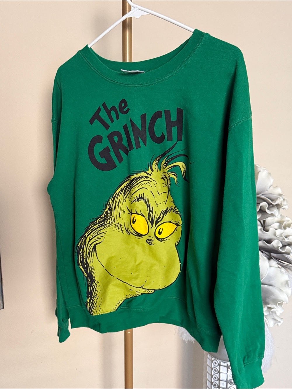 Green The Grinch Graphic Crewneck Sweatshirt
